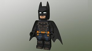 LEGO BATMAN low-poly PBR 3D model