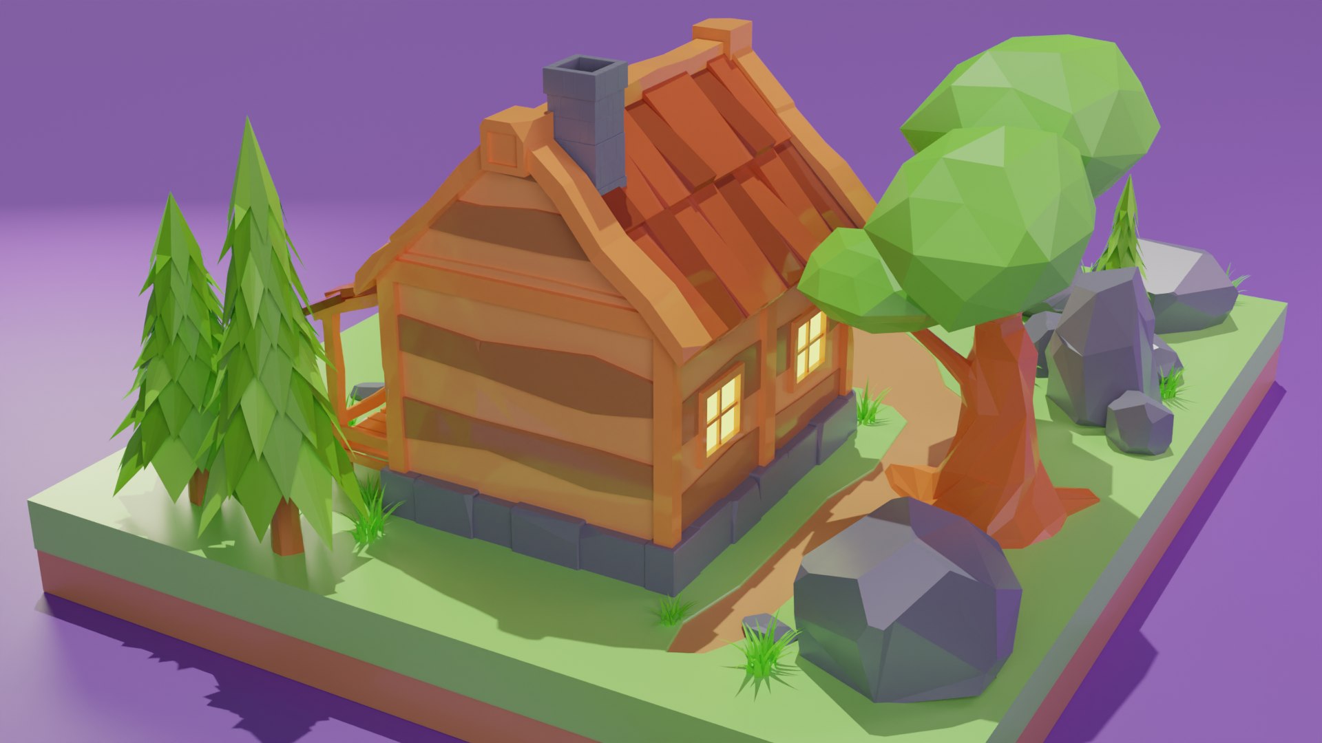 3D Countryside Cottage 05 - TurboSquid 2222338