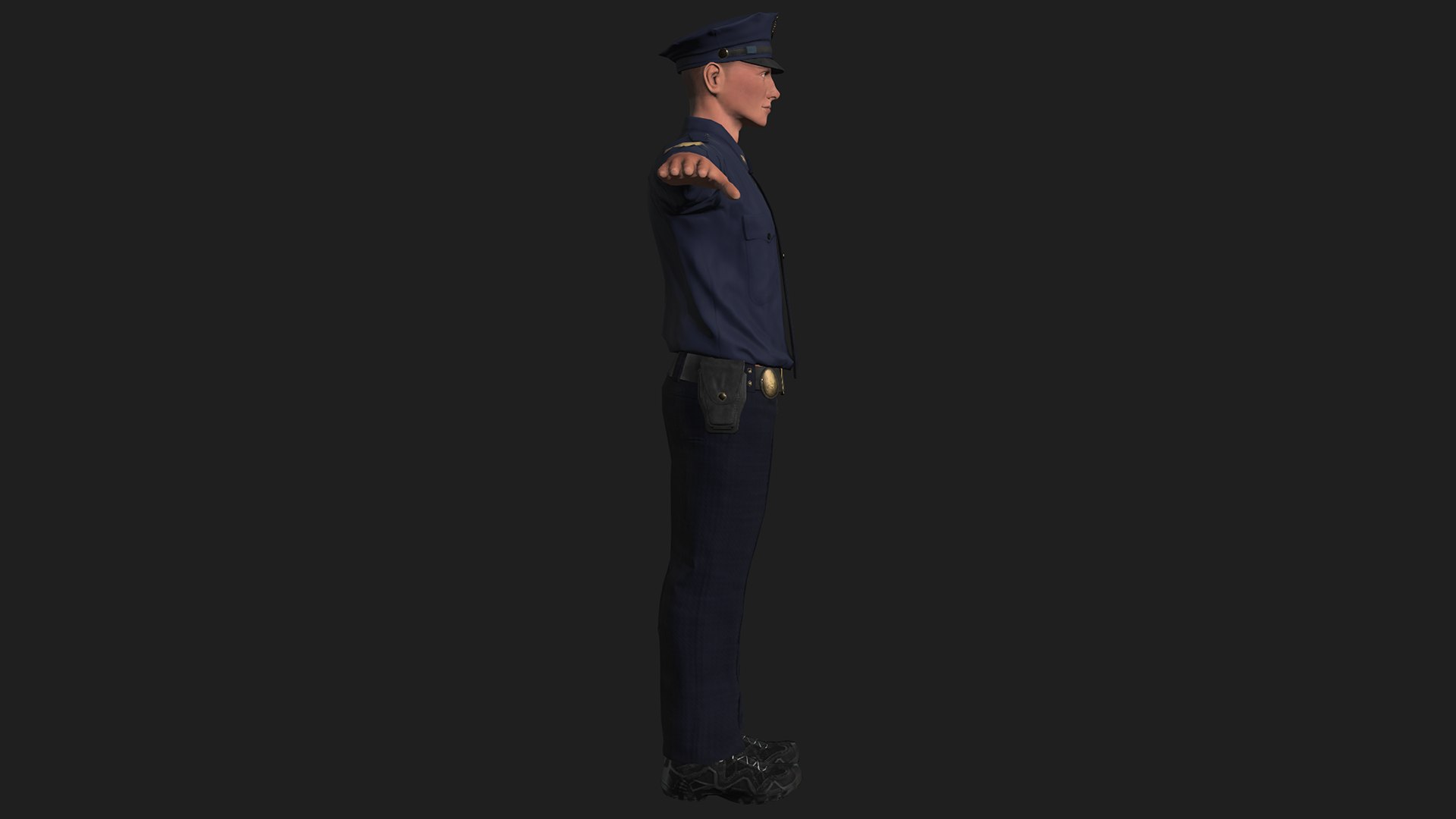 Police Officer Model - TurboSquid 1663027