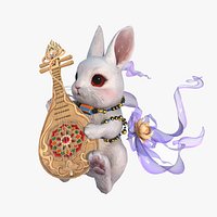Decorative Toy Doll Pipa Rabbit