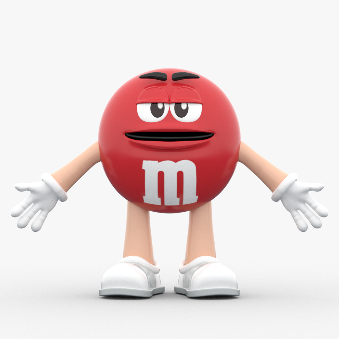 M And Ms Characters 3D Model TurboSquid 1896743
