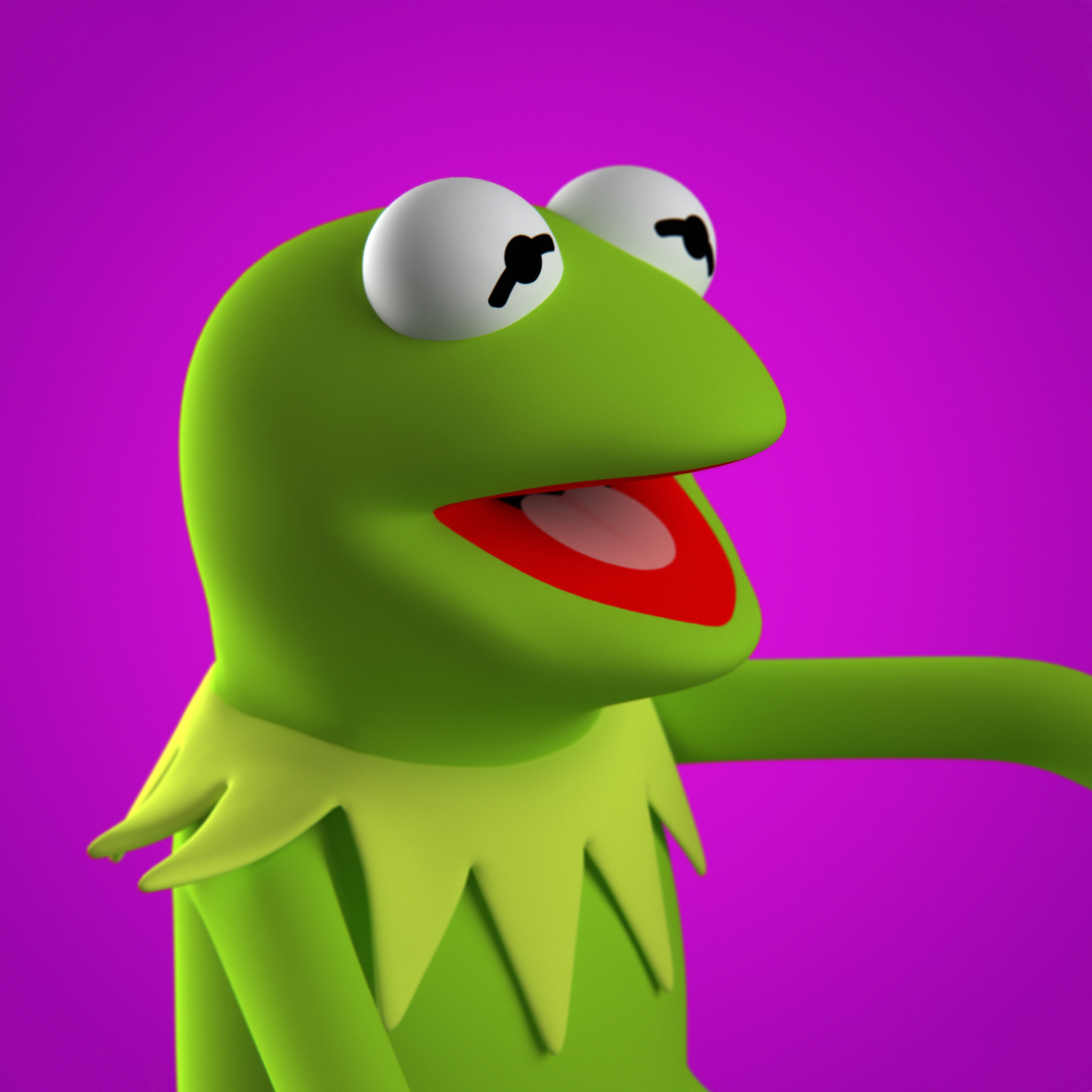 3D Kermit the Frog puppet model - TurboSquid 1775965