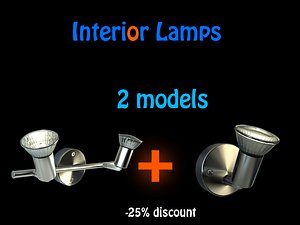 lamps interiors 3d max