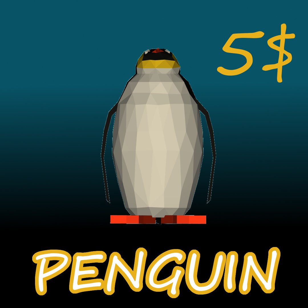 3D penguin https://p.turbosquid.com/ts-thumb/Cz/sf2KMy/D97q7zZJ/penguin2/png/1511394400/1920x1080/fit_q87/c7f9ea7e6f31adc50cfca4232b75a7d66b3725ab/penguin2.jpg