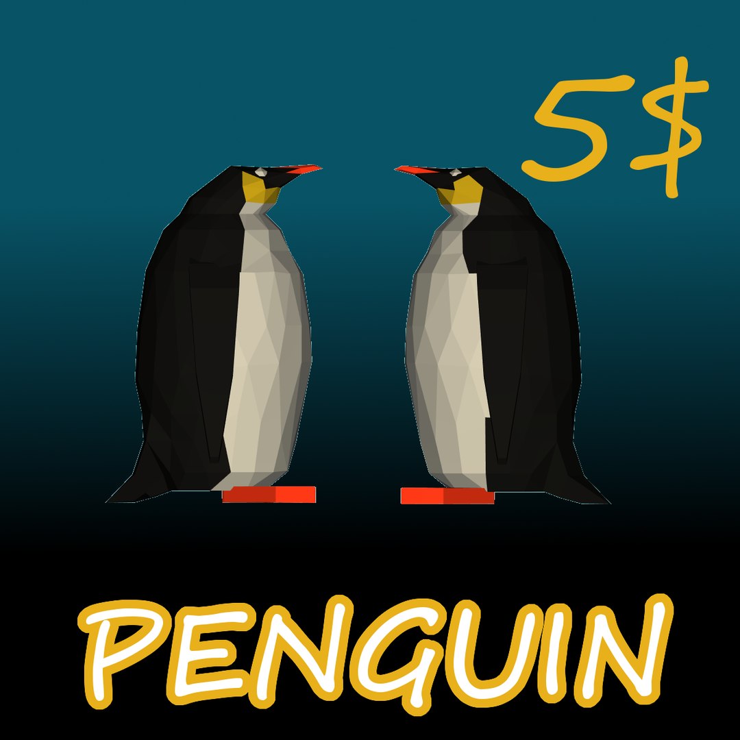 3D penguin https://p.turbosquid.com/ts-thumb/Cz/sf2KMy/e2Qm7hso/penguin4/png/1511394444/1920x1080/fit_q87/7a78bb0ef1be5a072036f4f6b6ac48bfe16a8f67/penguin4.jpg