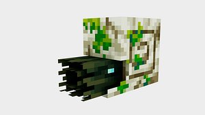 NAUTILUS ZOMBIE Base Minecraft 3D model