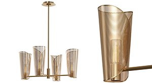 Plivot Medium Chandelier 3D model