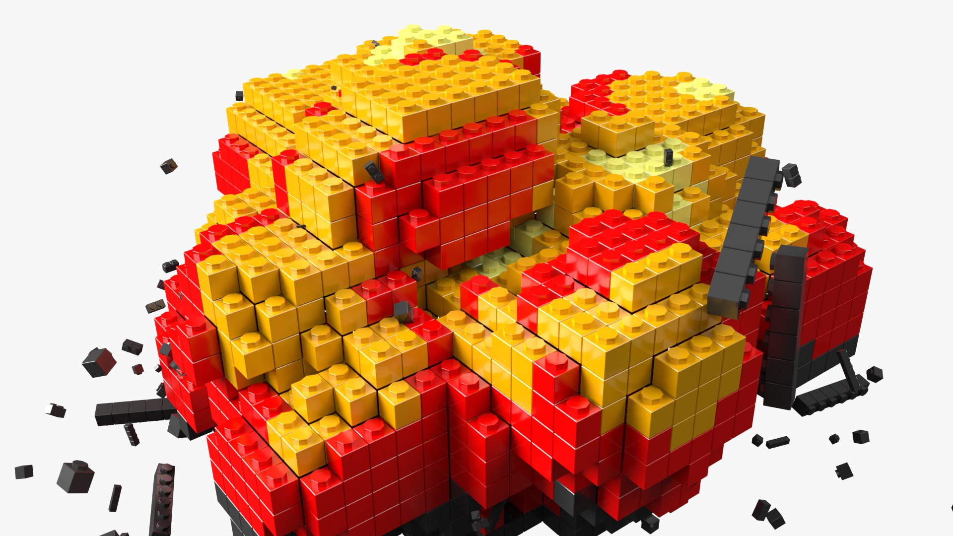Animated Lego Explosion 3D - TurboSquid 1886274