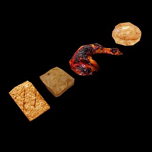 Indonesian Fried Foods 3D