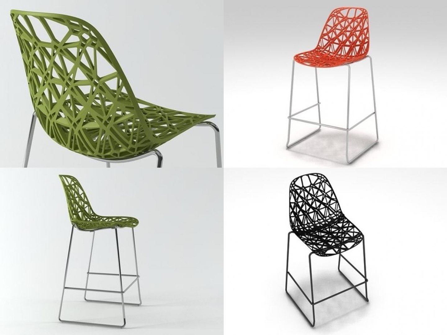 Nett stool model - TurboSquid 1180526