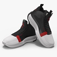 Nike Air Jordan 34 XXXIV Bred White Black Red