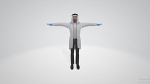 3D desert boy