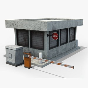 3D model booth guard