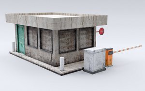 3D model booth guard