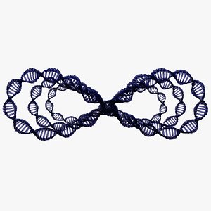 Infinity DNA symbol 3D model