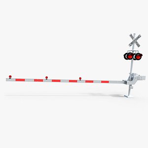 Railroad Crossing 3D model