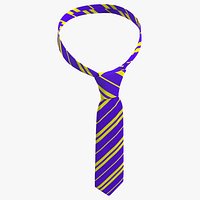 Striped Necktie Fashion Accessory