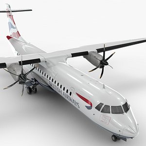 3D ATR 72 BRITISH AIRWAYS L1624