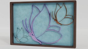 Butterfly Sculpture model