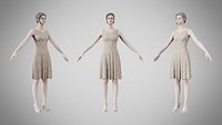 Dress 36 Checker Tone v2
