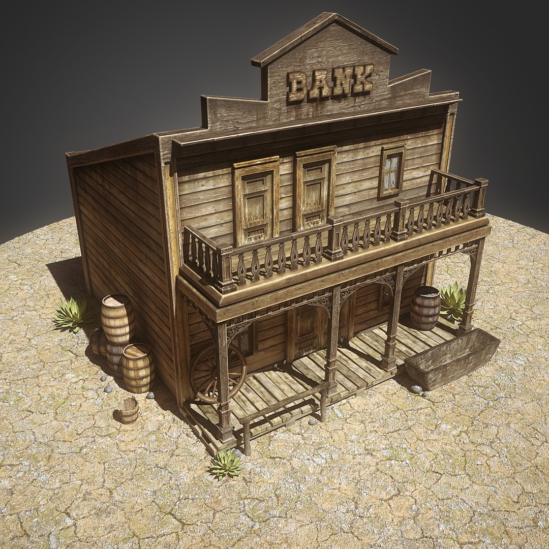 3d Bank Western Old Model