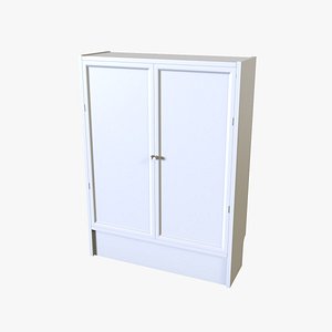 Cabinet 02 - White Wood
