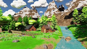 House Near Farm model 3D