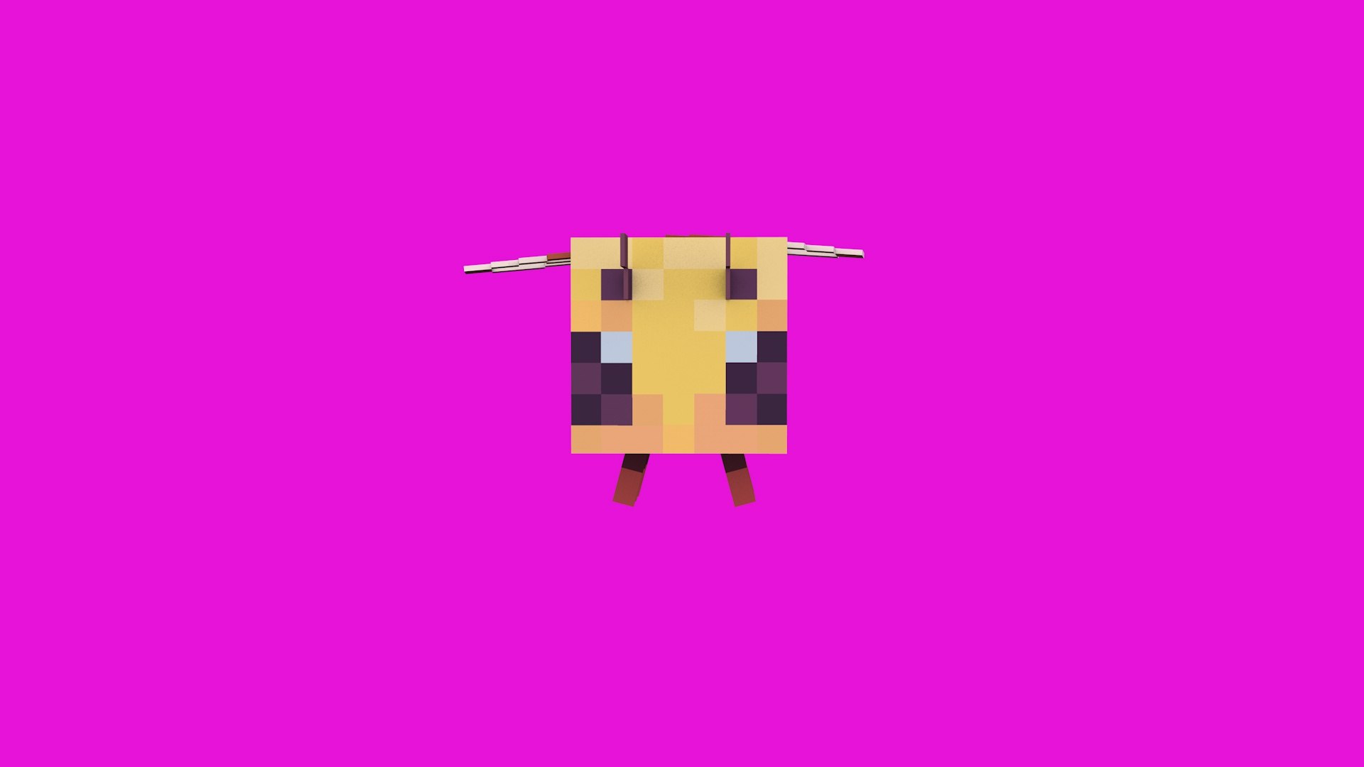 Minecraft Bee Model Turbosquid 1842717 5622