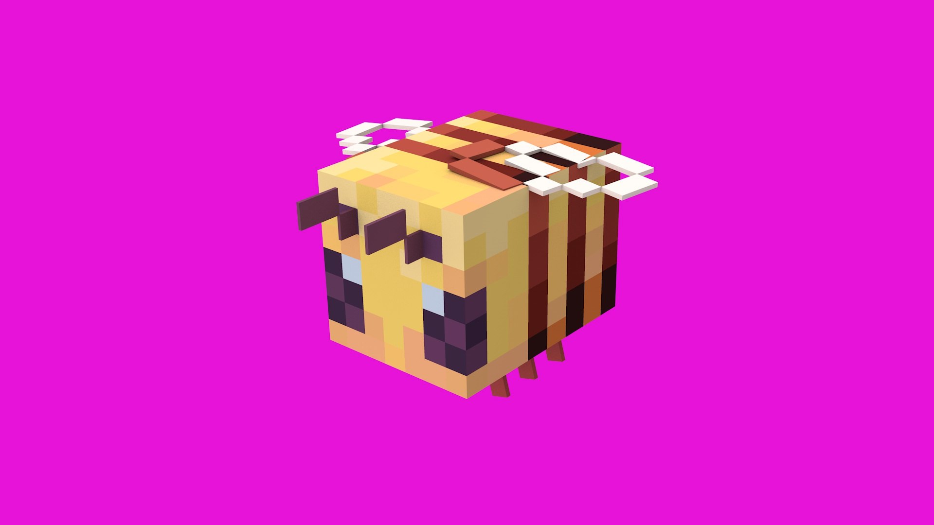 Minecraft Bee Model - TurboSquid 1842717