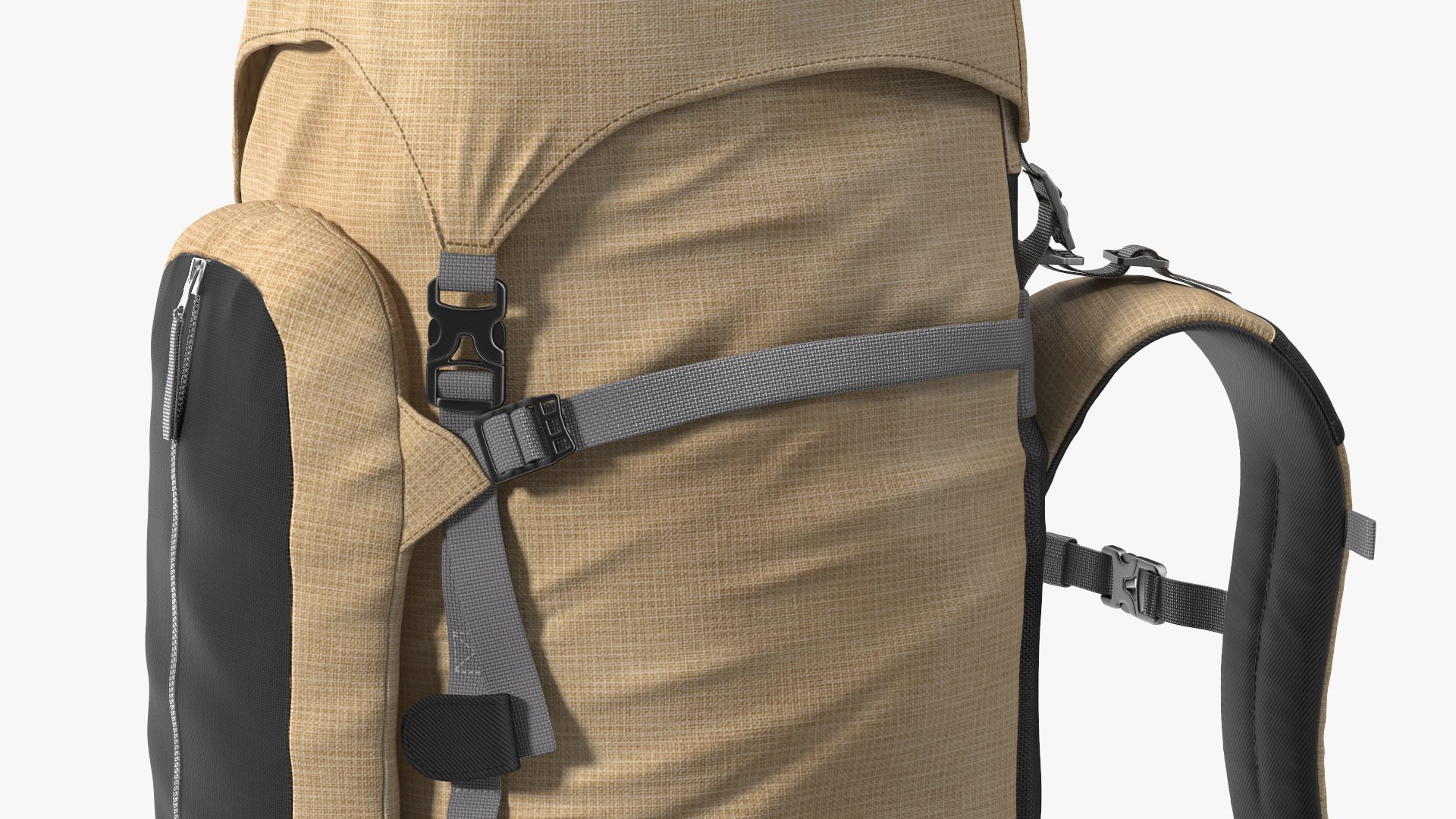 Hiking Backpack With Multiple Pockets 3D Model - TurboSquid 2329708