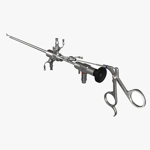 Hysteroscope 3D model