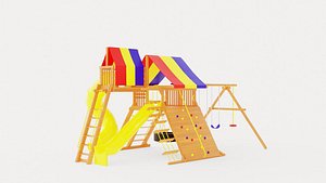 3D Circus Castle model