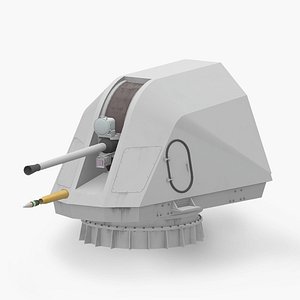 Bofors Mk2 57mm 3D model