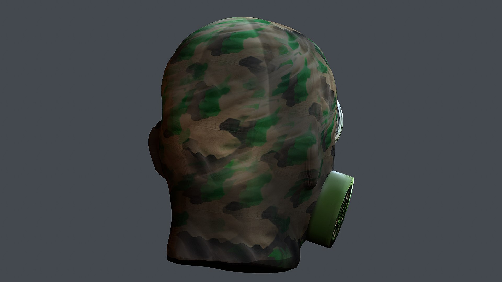 Gas mask helmet military combat soldier armor scifi fantasy model ...