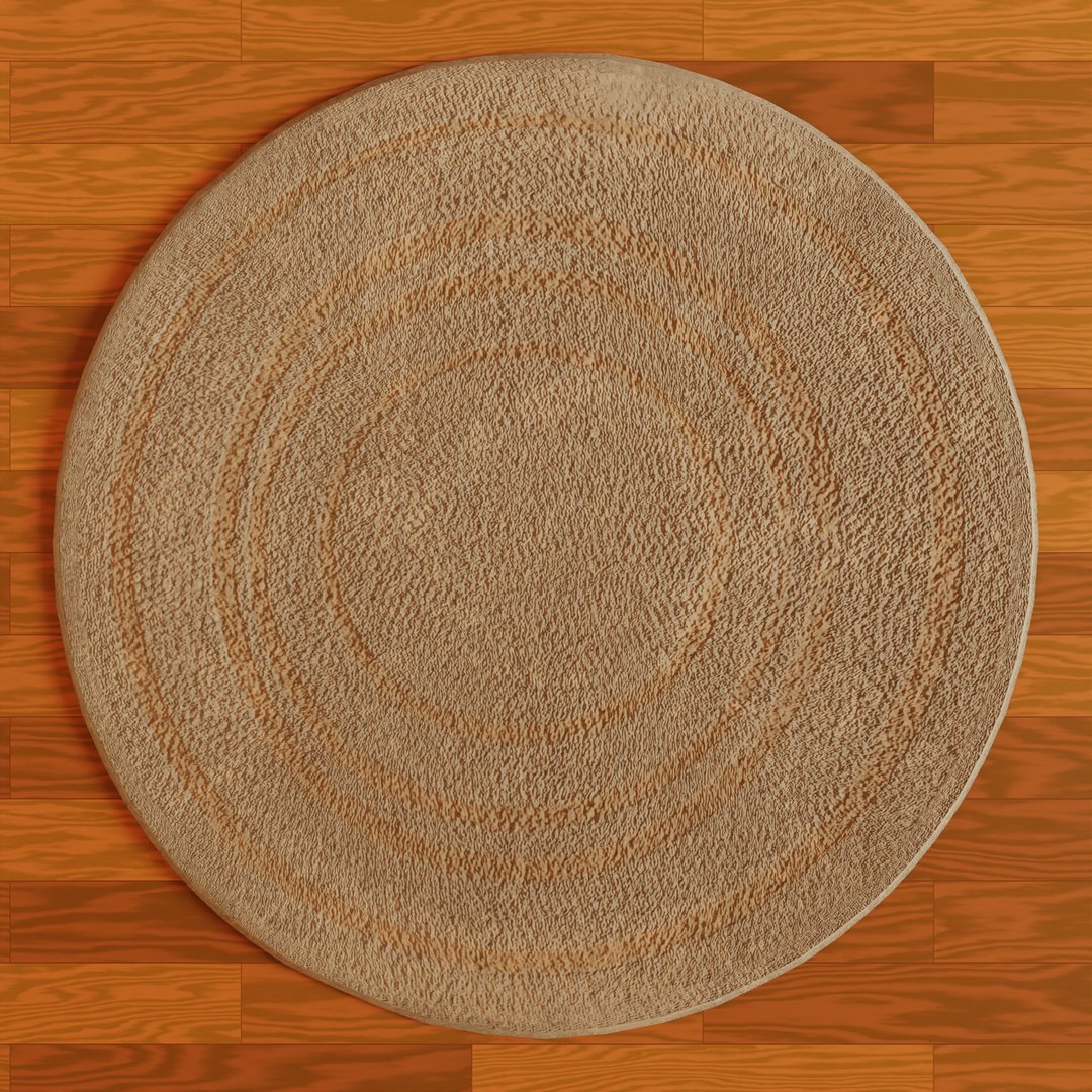 Grey And Beige Dining Room Rug 3D Model - TurboSquid 2067092