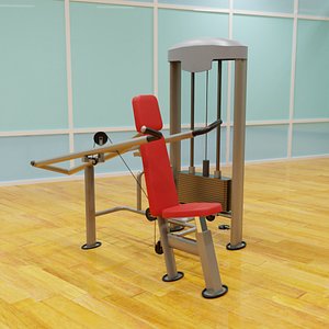 Shoulder trainer gym 3D model