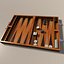backgammon dice chips 3d 3ds