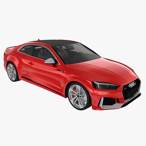 audi rs5 coupe 2018 3D model