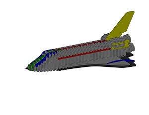 space shuttle 3D model