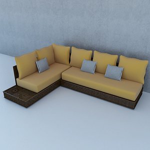 moroccan lounge 3D model