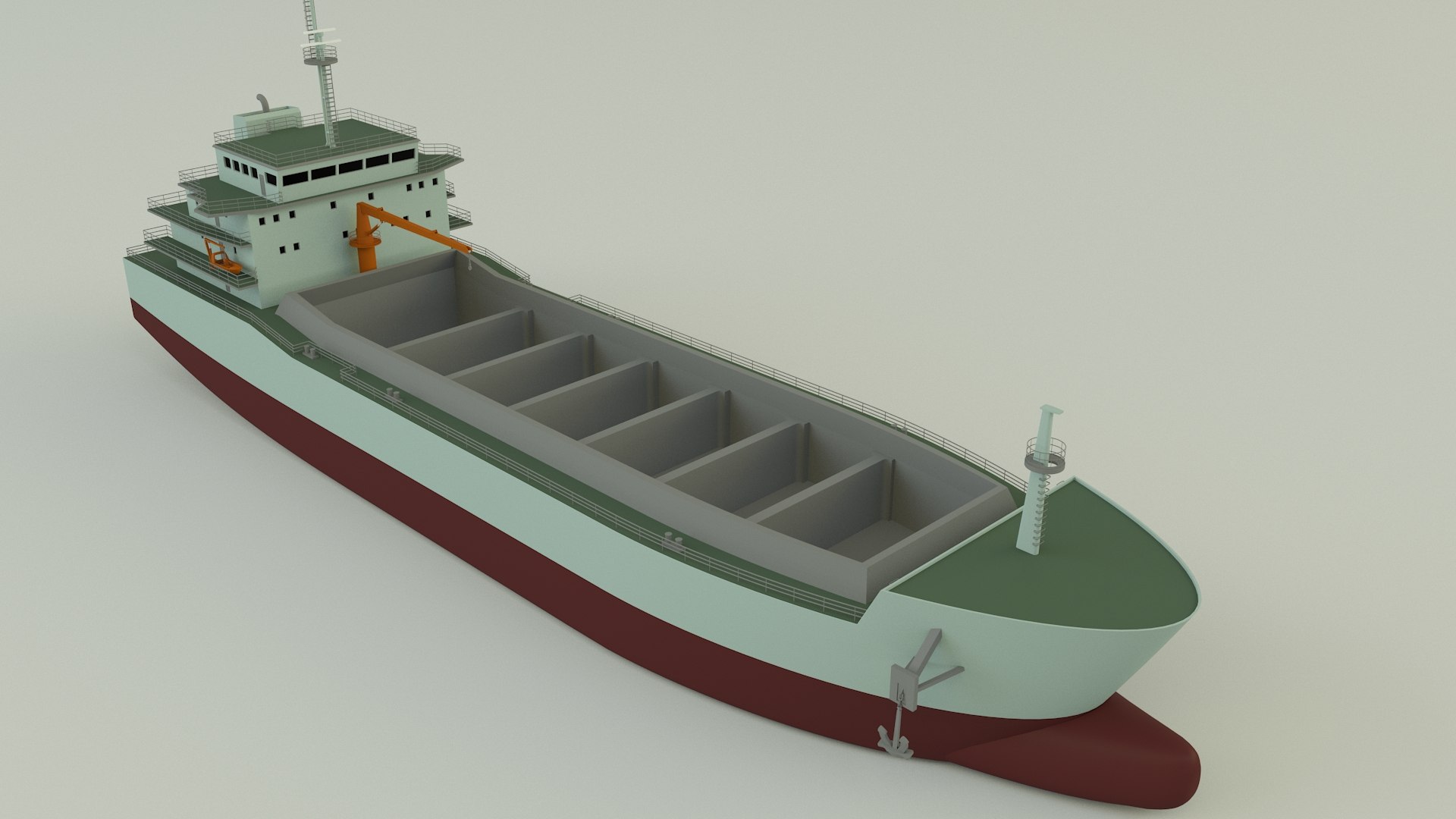 3D Model Dry Cargo Ship 3D Model - TurboSquid 2252505