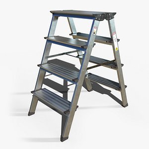 3D Metallic Stepladder(1)