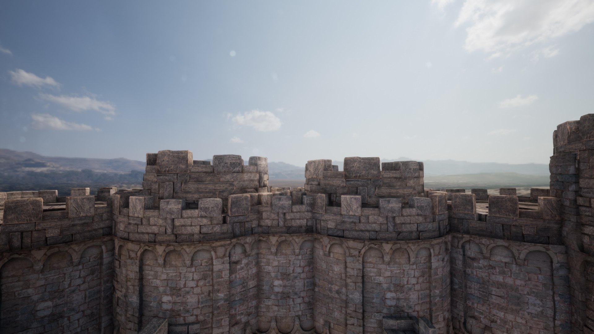 Ultimate Medieval Castle Walls Towers 40 Assets 3d Turbosquid 1984257