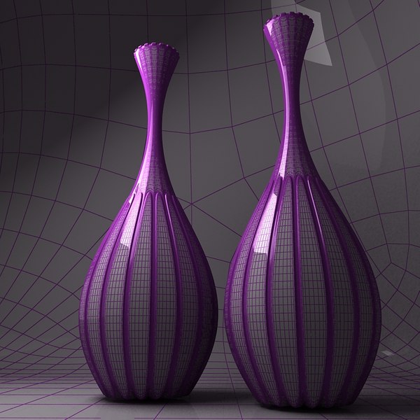 decorative vases 3d max