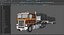 3D Freightliner Powerliner dropdeck trailer