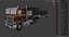 3D Freightliner Powerliner dropdeck trailer