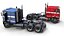 3D Freightliner Powerliner dropdeck trailer