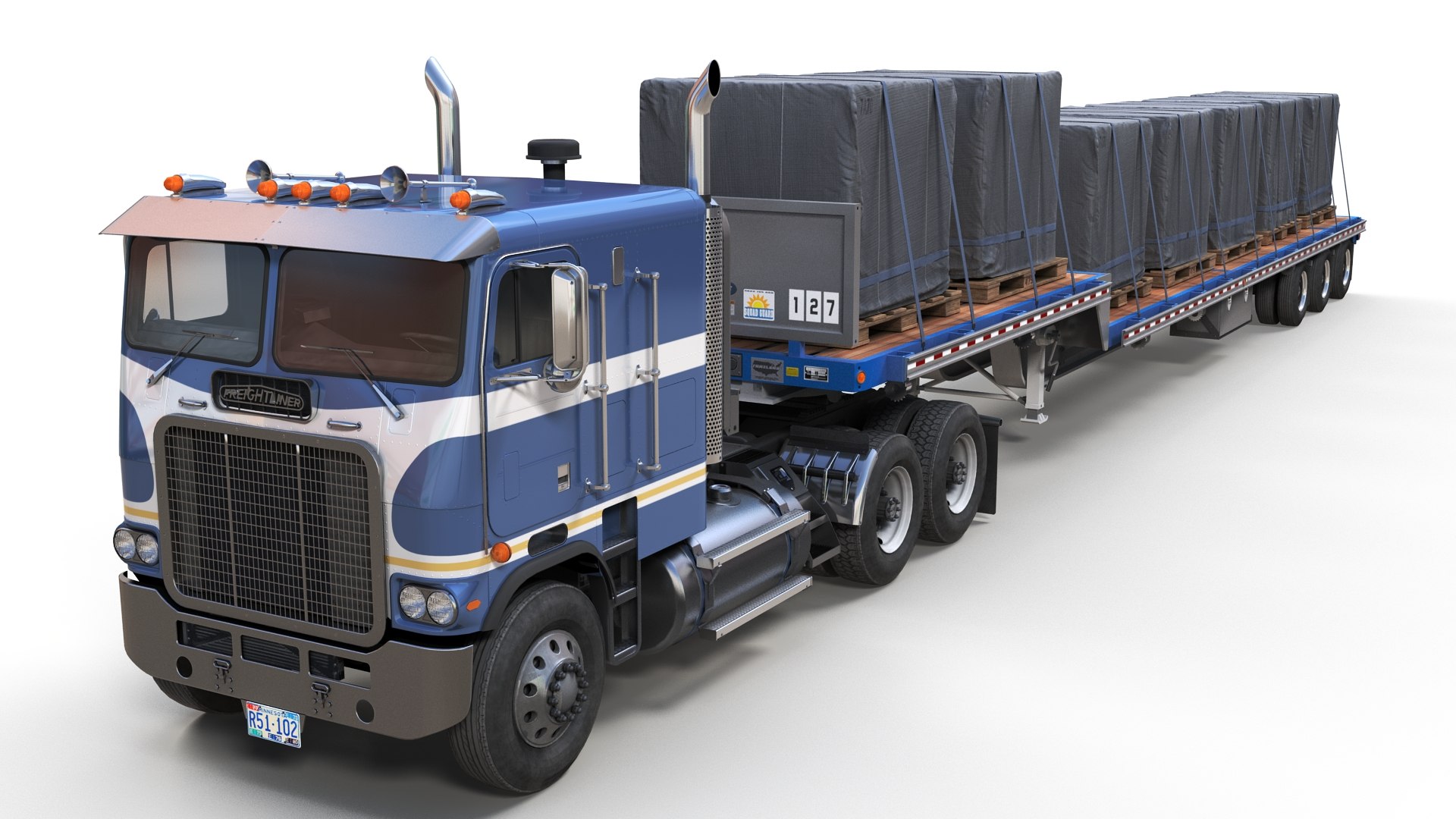 3D Freightliner Powerliner dropdeck trailer https://p.turbosquid.com/ts-thumb/D1/BW4ACN/U0/der1_0000/jpg/1700825235/1920x1080/fit_q87/f8f68fbcf748b7fa763a6d26c435fc8e235b616b/der1_0000.jpg