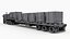3D Freightliner Powerliner dropdeck trailer