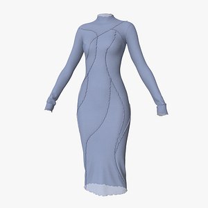 Dress Elastic Midi